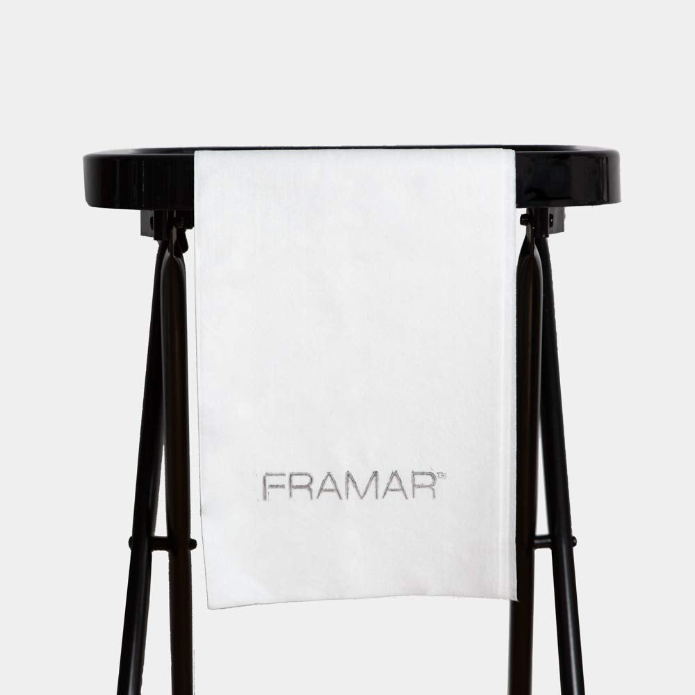 FRAMAR Disposable Towels for Salon, Hair Towels for Women, Salon Towels Bleach Safe White Spa Towels for Hair Drying Towel, Whit